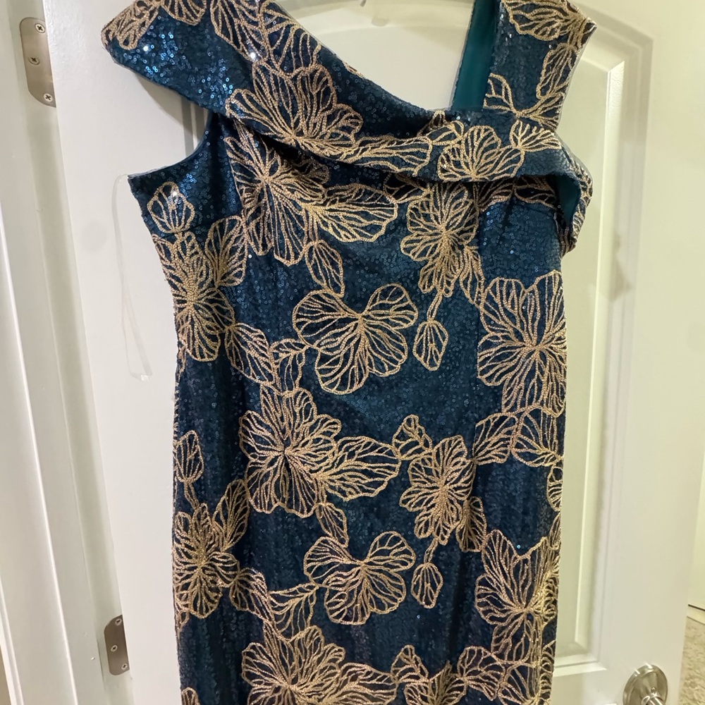 Elegant Floral Off-Shoulder Dress